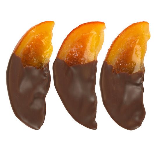 Orangen 1/4 mit Schokolade